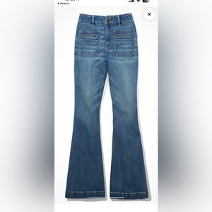 American Eagle Ne(x)t level Curvy Super High Waisted Flare Jeans